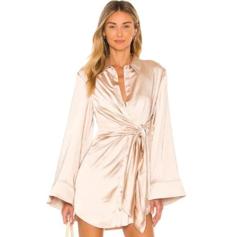 Song of style cream dress